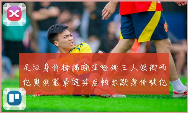 足坛身价榜揭晓亚哈姆三人领衔两亿奥利塞紧随其后帕尔默身价破亿